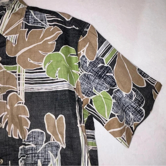 Cooke Street Honolulu Men's Short Sleeve Button Up Hawaiian Aloha Shirt Medium - Picture 3 of 11